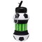 Maccabi Art: Collapsible 1 Liter Water Bottle - Soccer Ball - Silicone, 33oz Capacity, Dishwasher Safe. BPA Free, Leak Proof Spout, Carabiner Clip